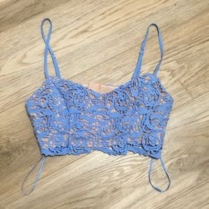The Jetset Diaries Get Shorty Lace Bralette XS